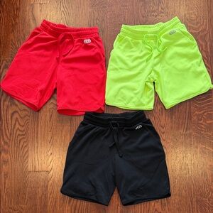 GAP Kids Shorts Set - Red, Neon Green, Black